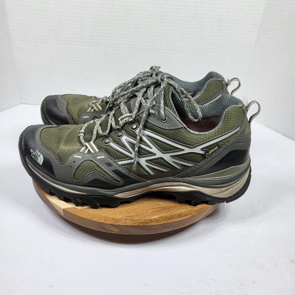 The North Face Hedgehog Fastpack GTX Men 10 Green Good Gore-Tex Vibram Hiking